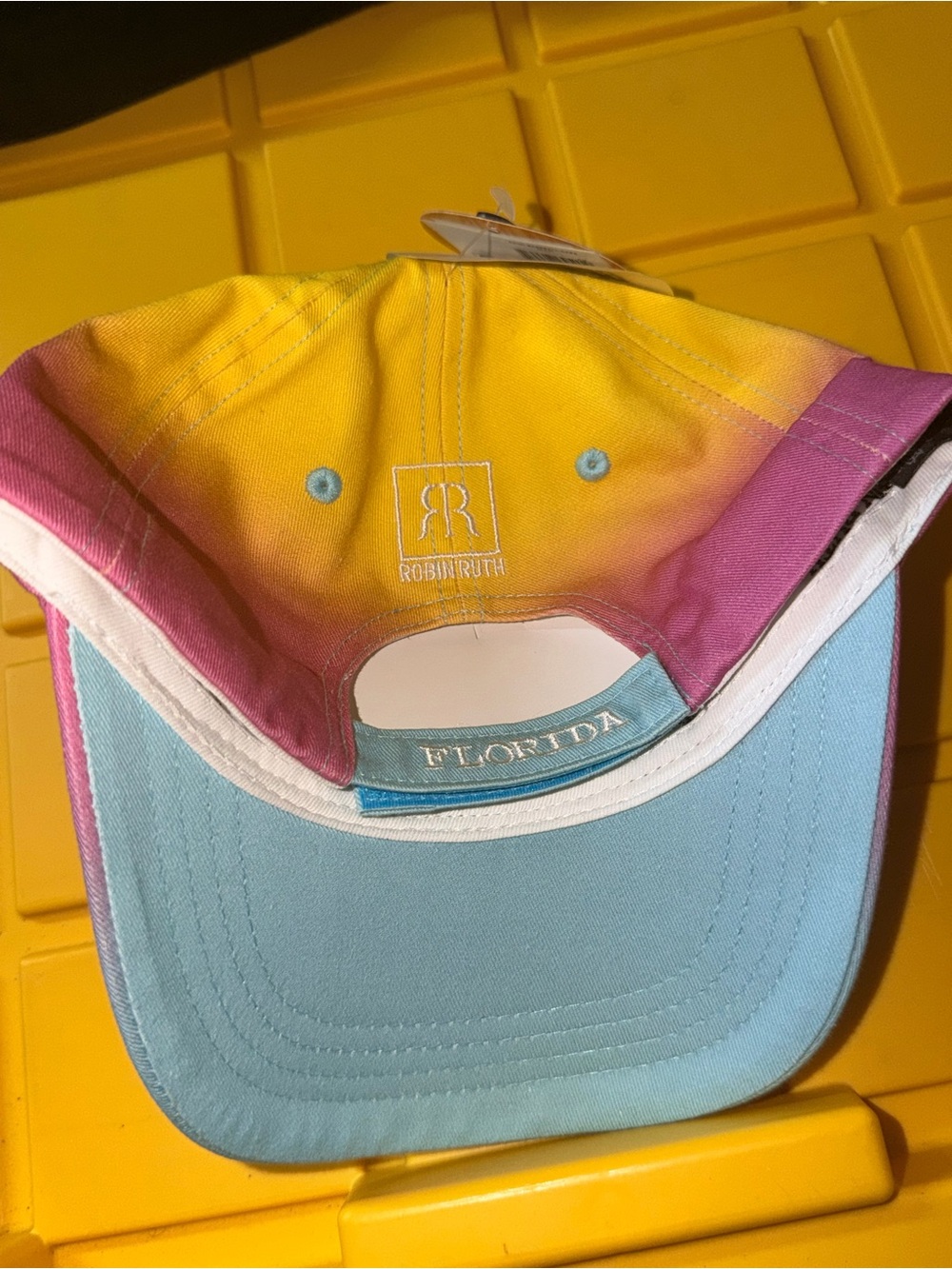 Robin Ruth Florida Original Sunset Gradient Adjustable Baseball Cap Hat - Picture 2 of 4